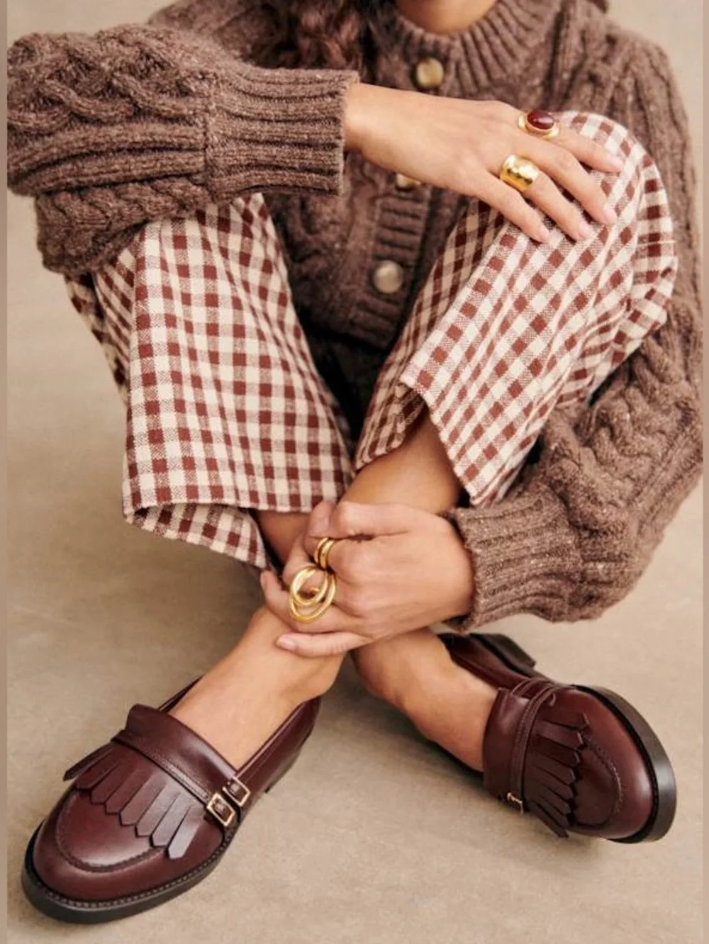 Sézane Joey Loafers in Glossy Chocolate FR 39 / US 8 - Picture 1 of 10
